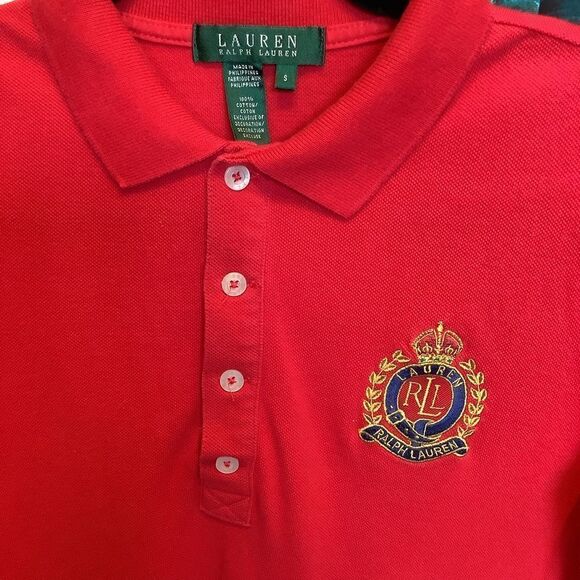 Lauren Ralph Lauren Red Polo 🍎‎ - Picture 3 of 5